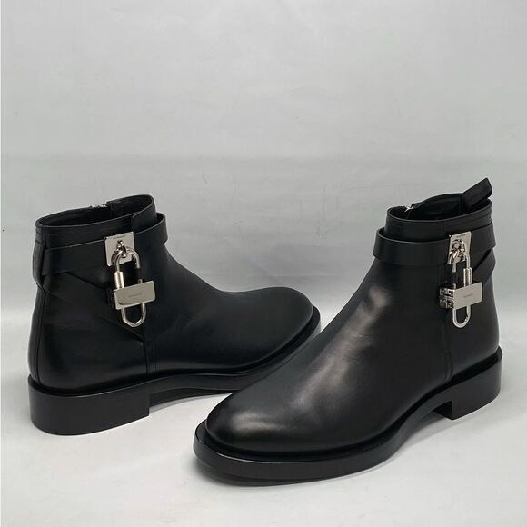 Givenchy Padlock Ankle Leather Boots size 42 - Picture 3 of 16